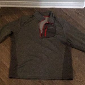men’s Columbia 1/4 zip